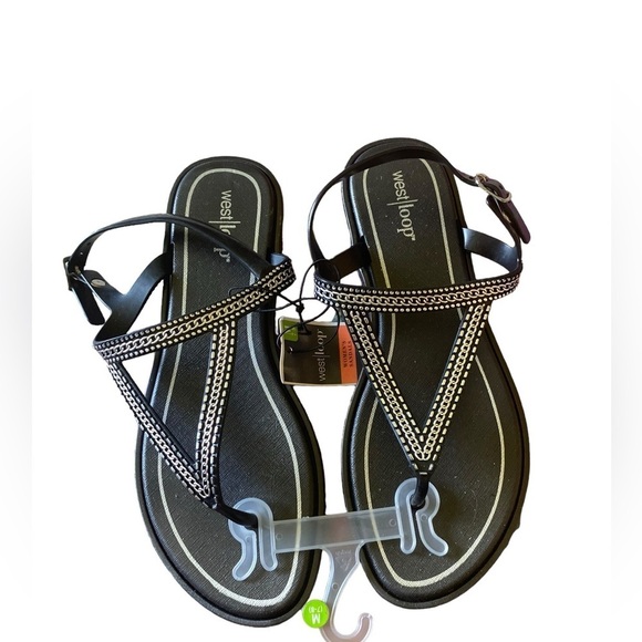 Women’s plastic pool beach sandal size Medium 7/8 new With Tag - Picture 1 of 9